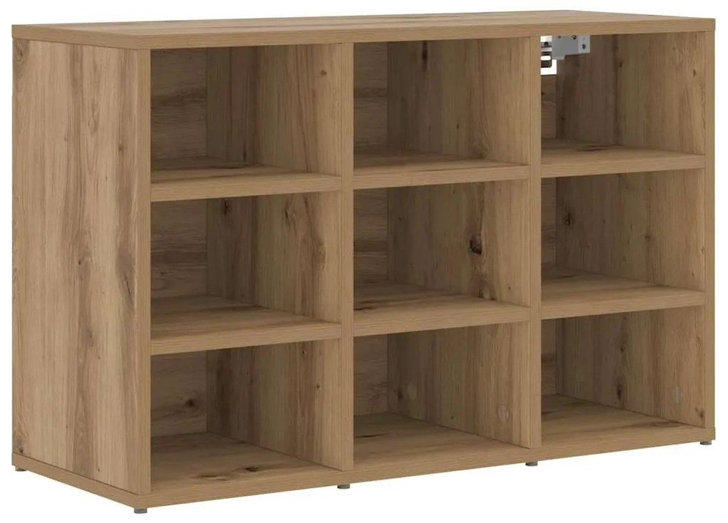 vidaXL Παπουτσοθήκη artisan δρυς 77.5 x 30 x 51 εκ. Επεξεργασμένο ξύλο