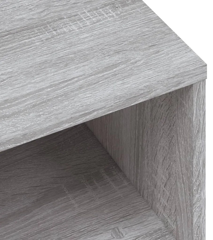vidaXL Έπιπλο Τηλεόρασης Γκρι Sonoma 120 x 34 x 37 εκ. από Επεξ. Ξύλο