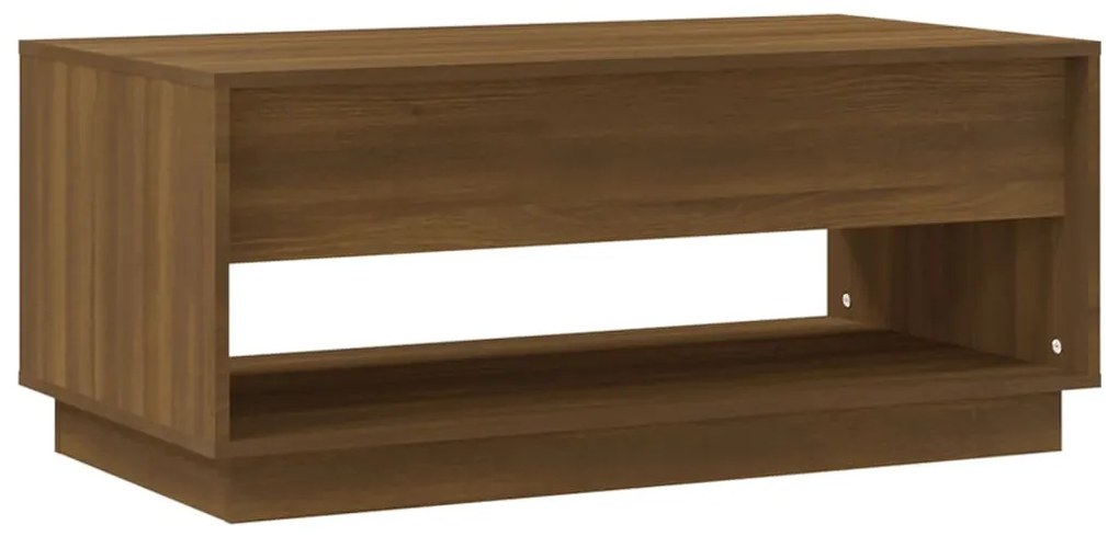 vidaXL Τραπεζάκι Σαλονιού Καφέ Δρυς 102x55x44 εκ. Επεξεργασμένο Ξύλο