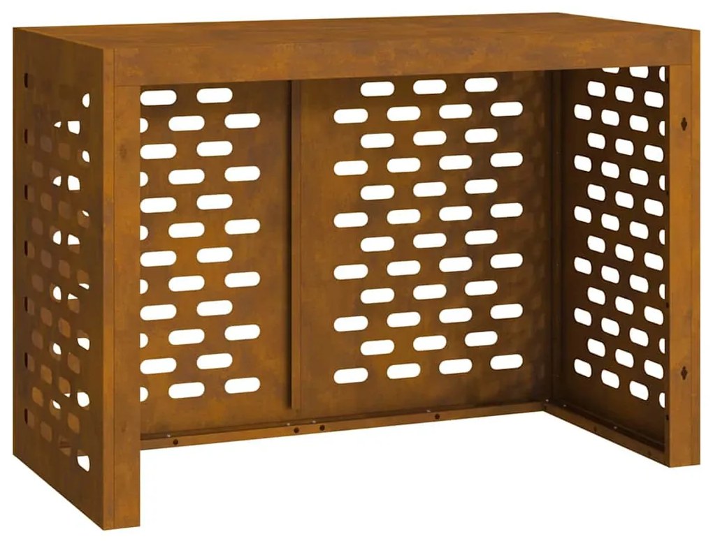 vidaXL Κάλυμμα κλιματιστικού Σκ rusty 100 x 50 x 70 cm