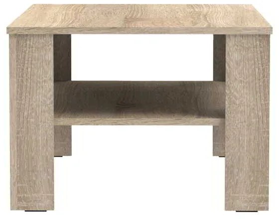 Τραπέζι σαλονιού Κhofi pakoworld σε sonoma απόχρωση 90x60x42.3εκ