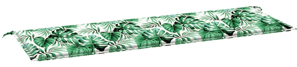 vidaXL Μαξιλάρι Παγκάκι Κήπου Πράσινο 150 x 50 x 4 cm Ύφασμα Oxford