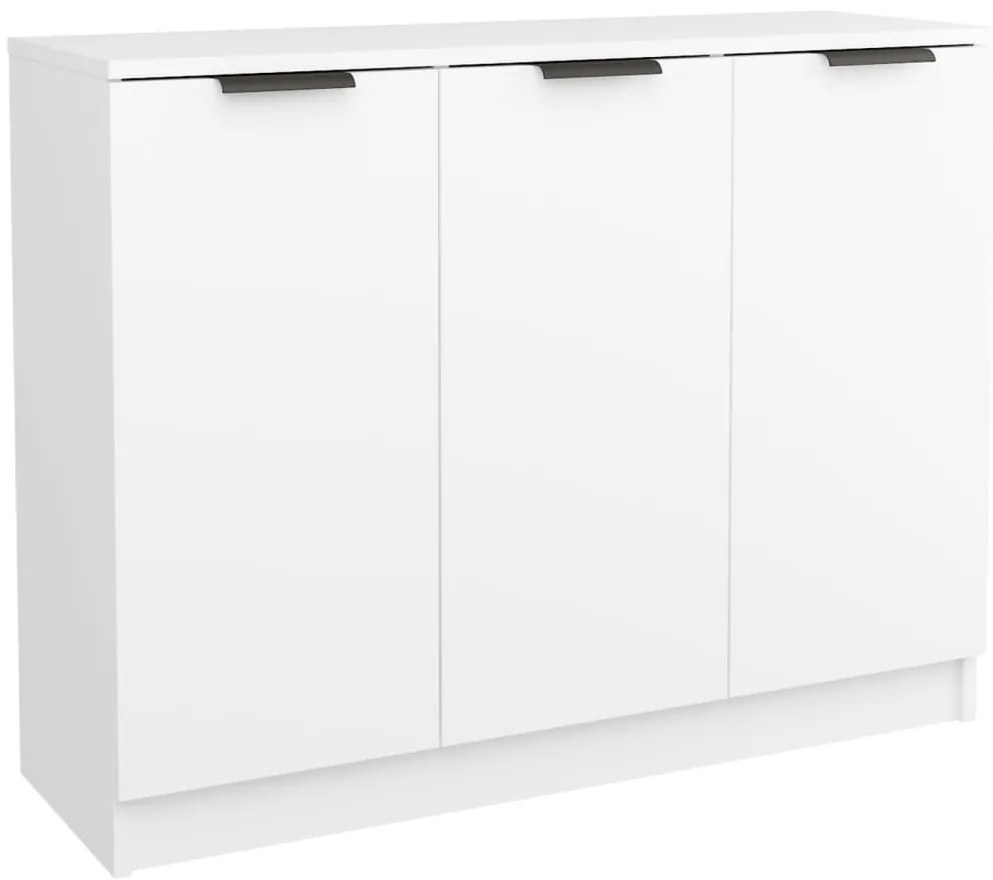 vidaXL Συρταριέρα Λευκή 90,5 x 30 x 70 εκ. από Επεξεργασμένο Ξύλο