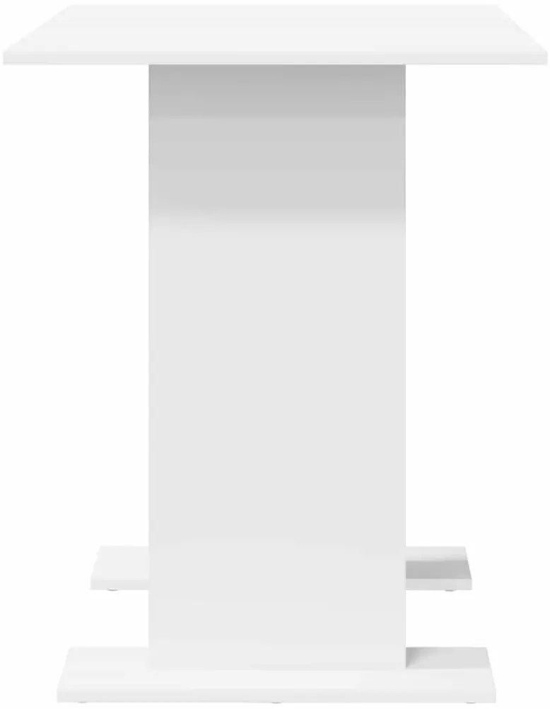 vidaXL Τραπεζαρία Λευκό 110 x 60 x 75 cm Επεξεργασμένο ξύλο