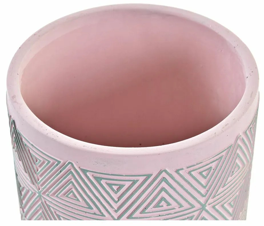 Σετ ζαρντινιέρων DKD Home Decor Τσιμέντο 2 Τεμάχια x2 (17 x 17 x 15 cm)