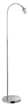 Σώμα Επιδαπέδιου Φωτιστικού 1xE27 40W m6 - LOFT 4 Fischer Honsel 13147 Νίκελ Ματ