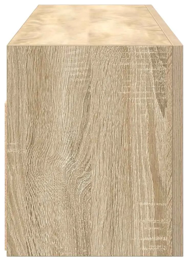 vidaXL Ντουλάπι τοίχου μπάνιου Sonoma Oak 100x25x30 cm