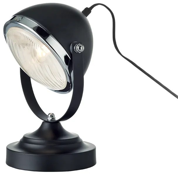 Φωτιστικό Επιτραπέζιο Aca ML306131TBK HARLEY Μαύρο Ματ (Black Mat)