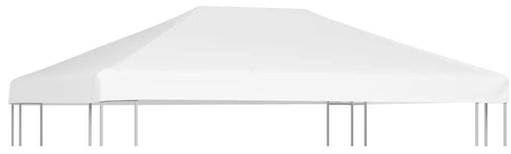 vidaXL Κάλυμμα για Κιόσκι Λευκό 4 x 3 μ. 270 γρ./μ²