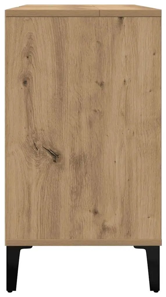 vidaXL Ντουλάπι Νιπτήρα τεχνίτης Δρυς 80 x 33 x 60 εκ.