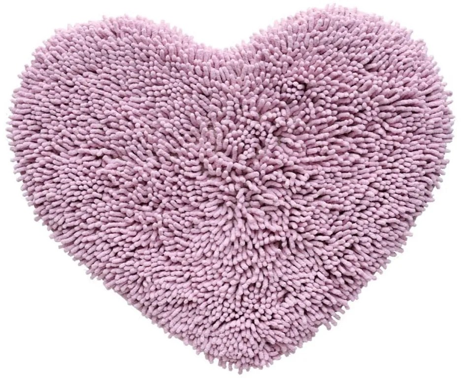 Πατάκι Μπάνιου Cuore 20 Pink Kentia 50X60 100% Βαμβάκι