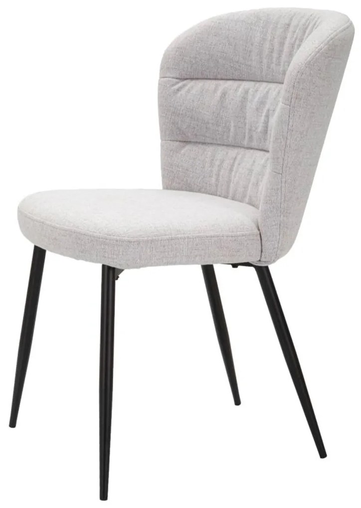 Καρέκλα 2τμχ Γκρι LOSANNA 58x60.5x85