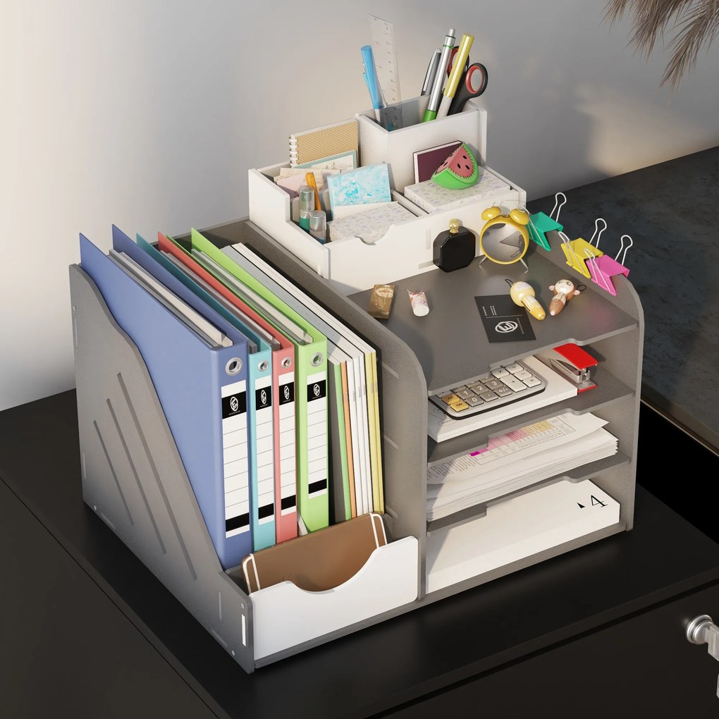 Ντουλάπι αρχειοθέτησης Vinsetto με ροδάκια, 2 συρτάρια, κλειδώνει, 37 cm x 43,5 cm x 67,5 cm, Μαύρο