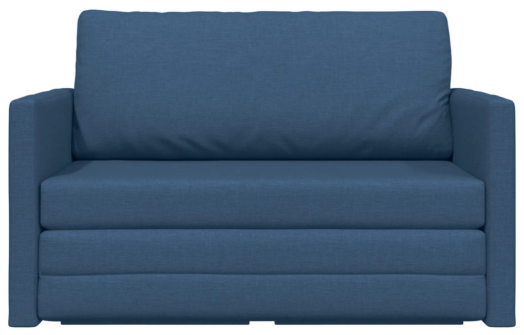 vidaXL Καναπές Κρεβάτι 2 σε 1 Μπλε 124x71x78 cm Ύφασμα
