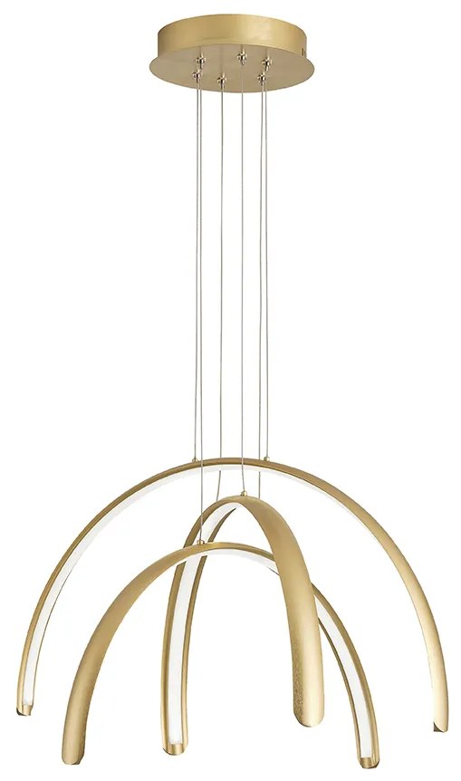 Φωτιστικό Κρεμαστό 600xH315mm Led 41w 2529 lm 3000K Brushed Gold Viokef Megan 4303200