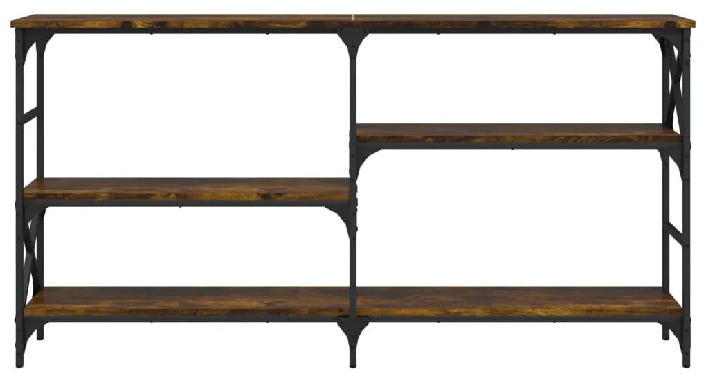 vidaXL Τραπέζι Κονσόλα Καπνιστή Δρυς 150 x 29 x 76,5 εκ. Επεξεργ. Ξύλο