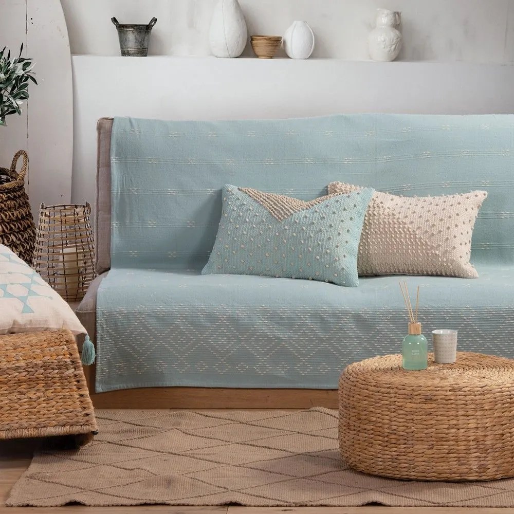 Ριχτάρι Bendley Aqua Nef-Nef Τριθέσιο 180x300cm 100% Cotton