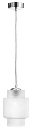 Κρεμαστό Φωτιστικό Οροφής IP20 E27 60W Γυαλί Luma Lighting-114-01021-04-frost-Λευκό 114-01021-04-frost