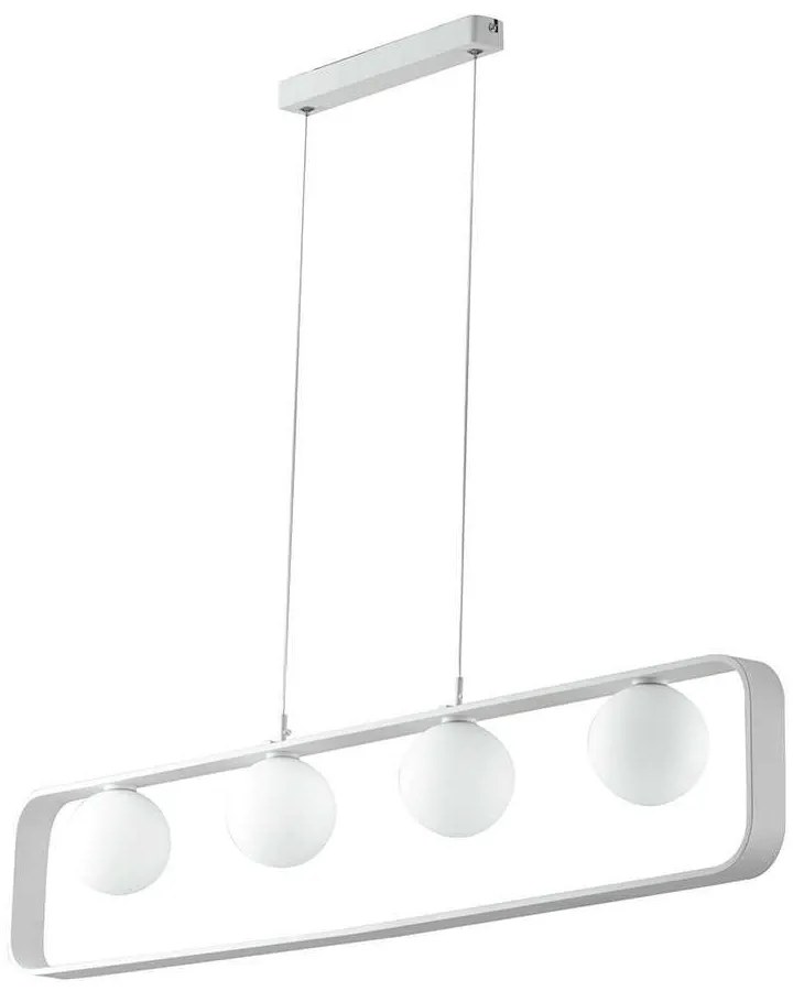 Φωτιστικό Οροφής - Ράγα I-Roxy-S4 White Luce Ambiente Design Aluminium