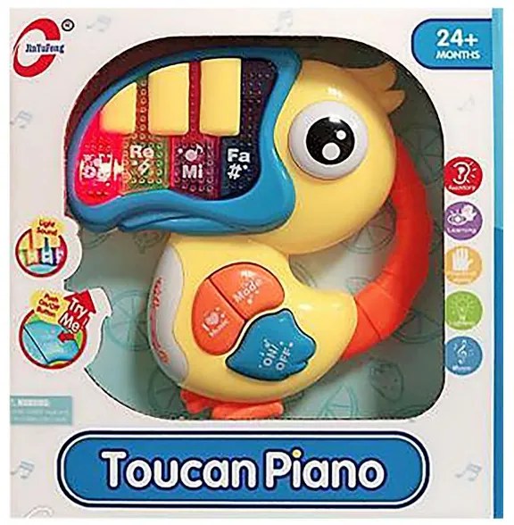 Βρεφικό Πιανάκι Toucan Σε Κουτί 19x20x5εκ. Toy Markt 74-1067