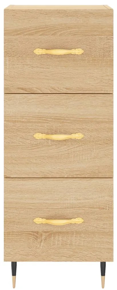 vidaXL Ντουλάπι Sonoma Δρυς 34,5x34x90 εκ. από Επεξεργασμένο Ξύλο