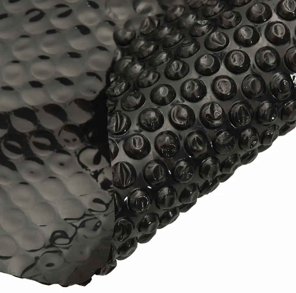 vidaXL Κάλυμμα Πισίνας Μαύρο 732 x 366 εκ. από Πολυαιθυλένιο