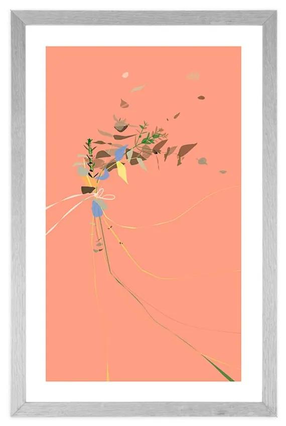Αφίσα με παρπαστού Απλό όμορφο φυτό - 20x30 white