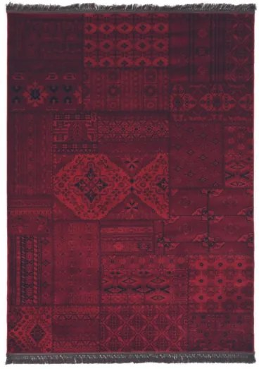 Κλασικό Χαλί Afgan 7675A D.Red 133 x 190