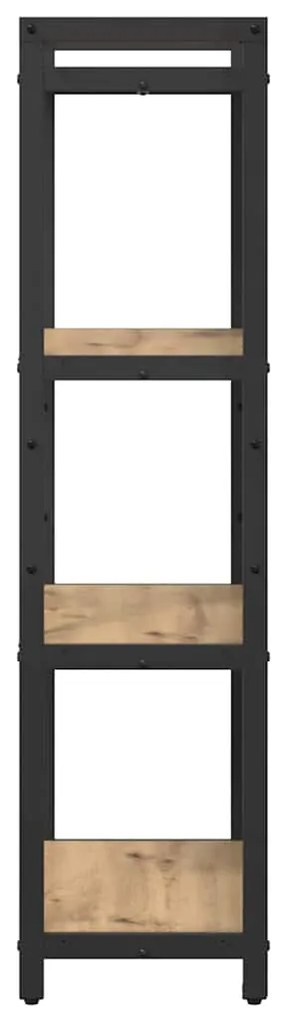 vidaXL Βιβλιοθήκη artisan δρυς 60 x 30 x 118 εκ Επεξεργασμένο ξύλο
