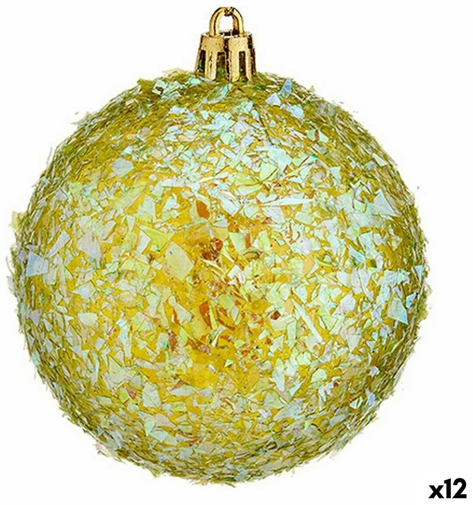 Σετ Χριστουγεννιάτικες Μπάλες Krist+ Πράσινο Πλαστική ύλη (12 Μονάδες)