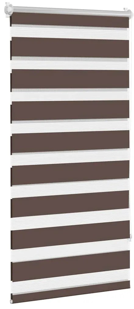 vidaXL Σύστημα Σκίασης Ρόλερ Zebra Καφέ 60 x 120 εκ.