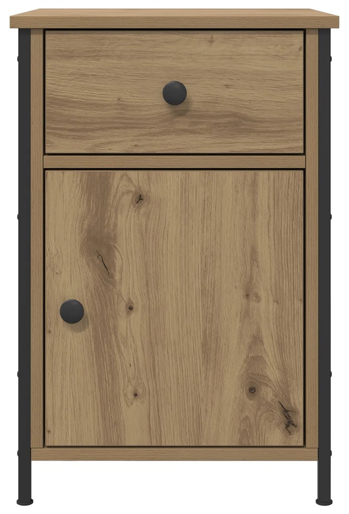 vidaXL κομοδίνο Δρυς 40x42x60 εκ. Επεξεργασμένο Ξύλο