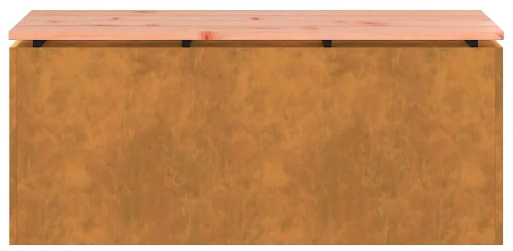 vidaXL Παγκάκι κήπου Σκ rusty 100 x 40 x 43 εκ