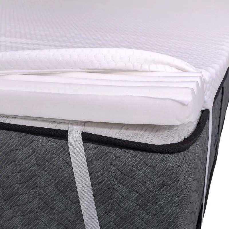 Ανώστρωμα Fylliana 7 Zones Διπλό σε Λευκό χρώμα 160x200x6εκ. 160x200x6 εκ.