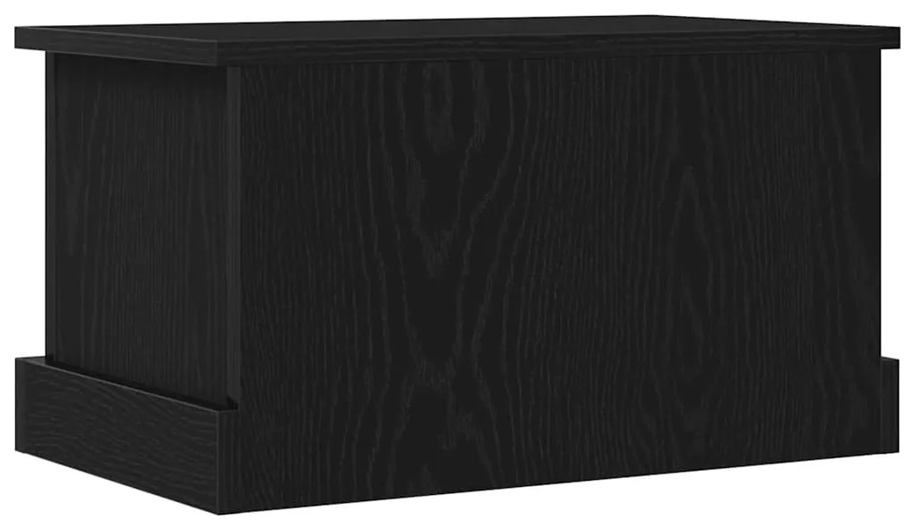 vidaXL Κουτί αποθήκευσης Μαύρη δρυς 50 x 30 x 28 cm Επεξεργασμένο ξύλο