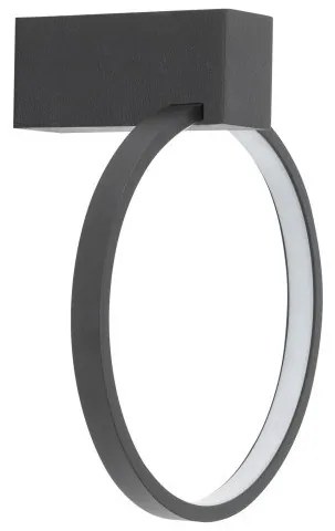 Απλίκα Φωτιστικό Τοίχου LED 9W 4000K IP20 Μαύρο Circolo 10858 Nowodvorski-10858-Μαύρο 10858