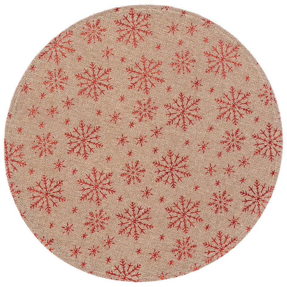 Χριστουγεννιάτικο Σουπλά (Φ38) A-S Red Snowflake 208502B