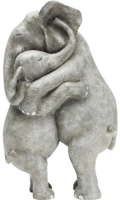 Διακοσμητικό Elephant Hug (PL) - Γκρι
