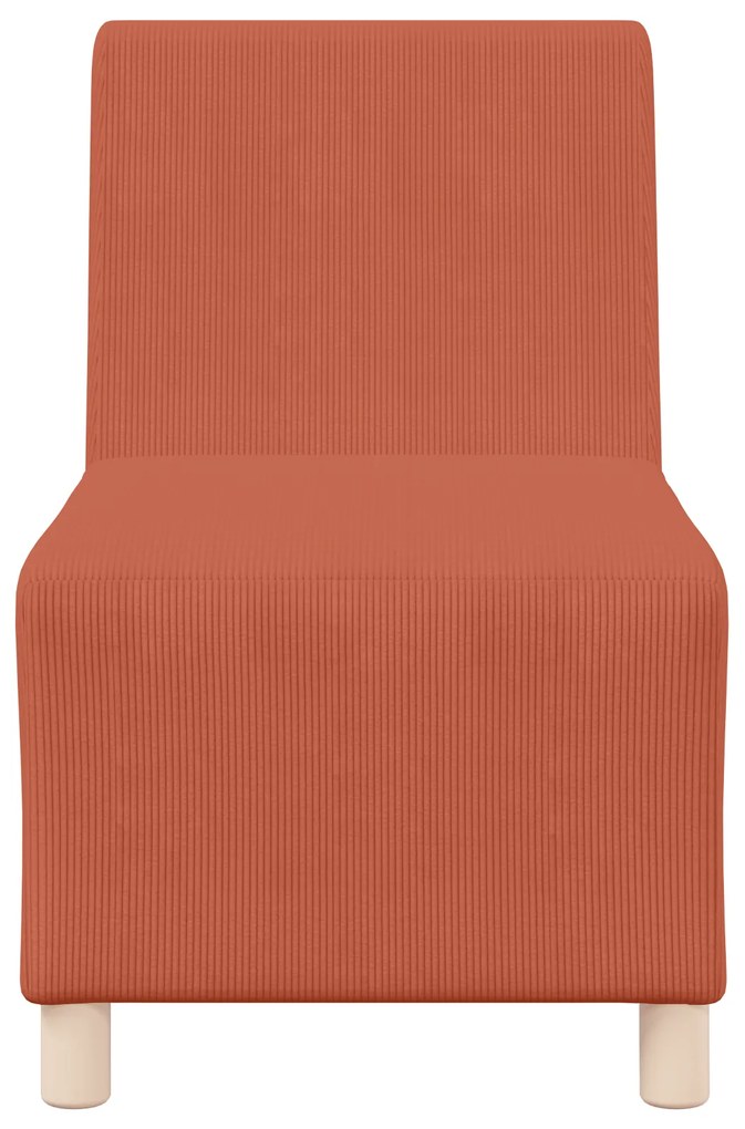 vidaXL Καθίσμα Σαλονιού 3 pcs Πορτοκαλί 55 x 74 x 82 εκ. Βελούδο