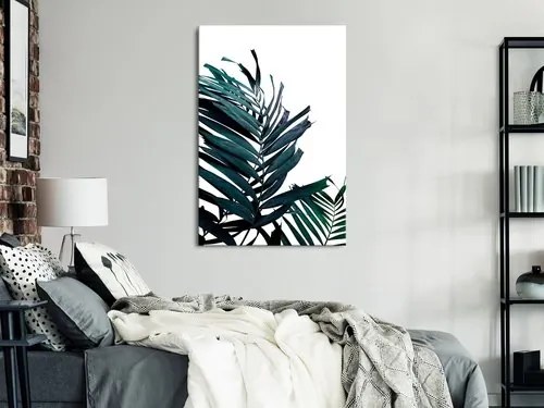 Πίνακας - Emerald Leaves (1 Part) Wide - 120x80