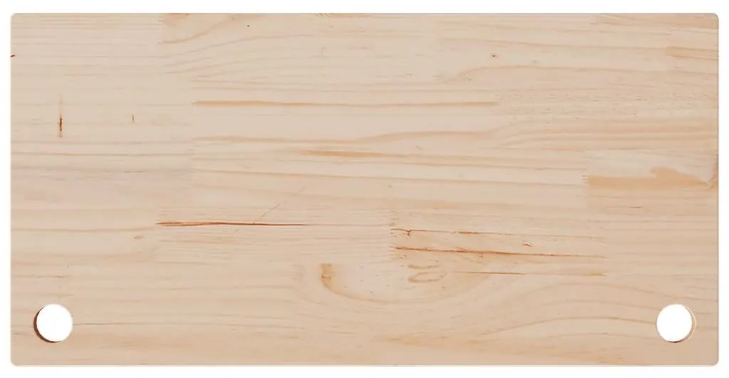 vidaXL Επιφάνεια Γραφείου 80 x 40 x 2,5 εκ. από Μασίφ Ξύλο Πεύκου