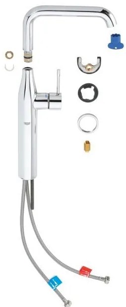 Μπαταρία νιπτήρος επιτραπέζια Grohe Essence New Cosmopolitan-Xalkino mat