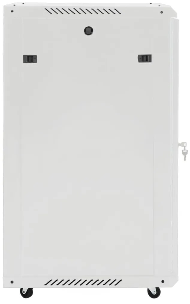 vidaXL Καμπίνα Δικτύου 18U 19" IP20 Μαύρη 60x60x100 εκ.