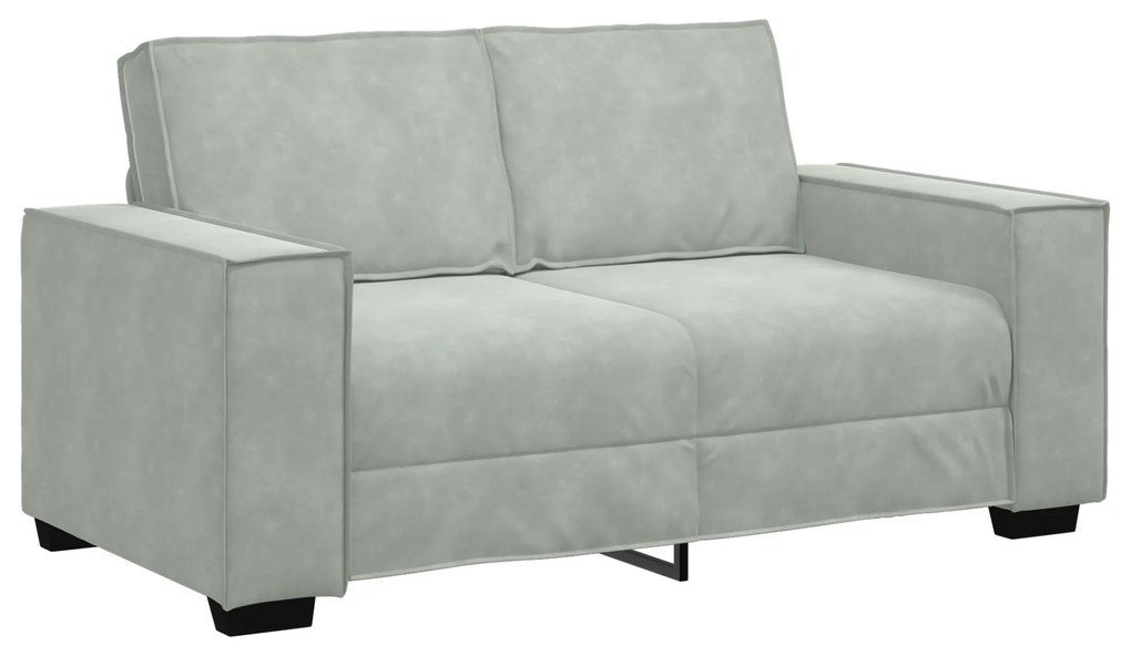 vidaXL Σετ Καναπέ με μαξιλάρι 3 pcs Γκρι 220 x 78 x 84 εκ. Βελούδο