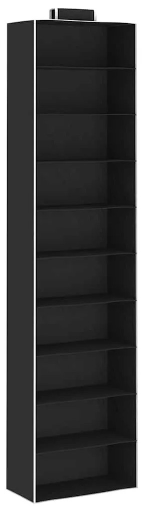 vidaXL Κρεμαστές Θήκες Ρούχων Ντουλάπας 2 τεμ. με 10 Ράφια Υφασμάτινες