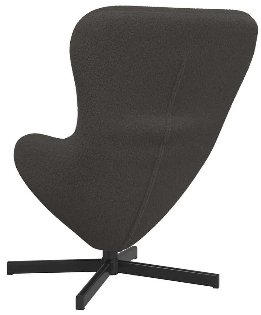 vidaXL Κάθισμα-αυγό Σκούρο γκρι 63 x 73 x 90 εκ