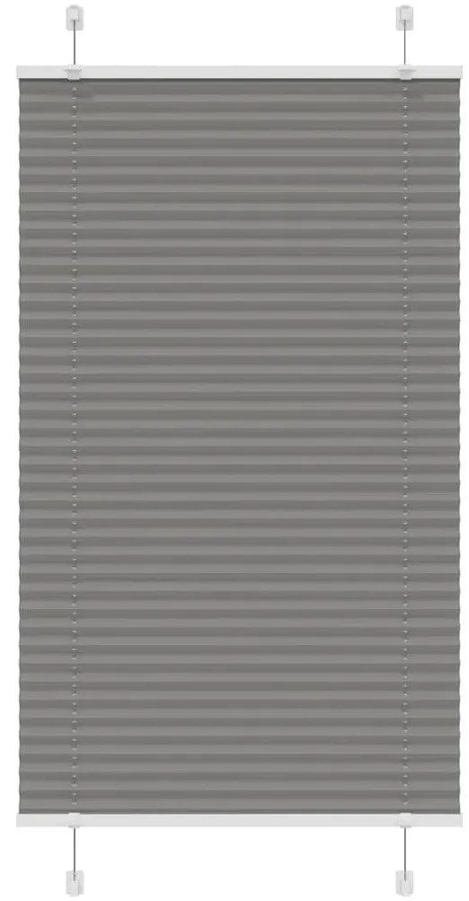 vidaXL Πλισέ περσίδα Ανθρακί 70x150 cm Πλάτος υφάσματος 69,4 cm