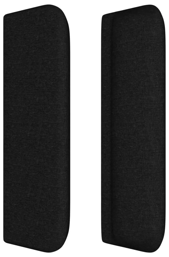 vidaXL Κεφαλάρι με Πτερύγια Μαύρο 103x16x78/88 εκ. Υφασμάτινο