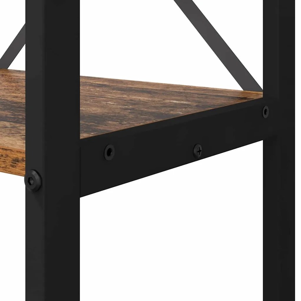 vidaXL Ράφι Βιβλίων Παλαιό ξύλο 40 x 30 x 85 εκ Επεξεργασμένο ξύλο