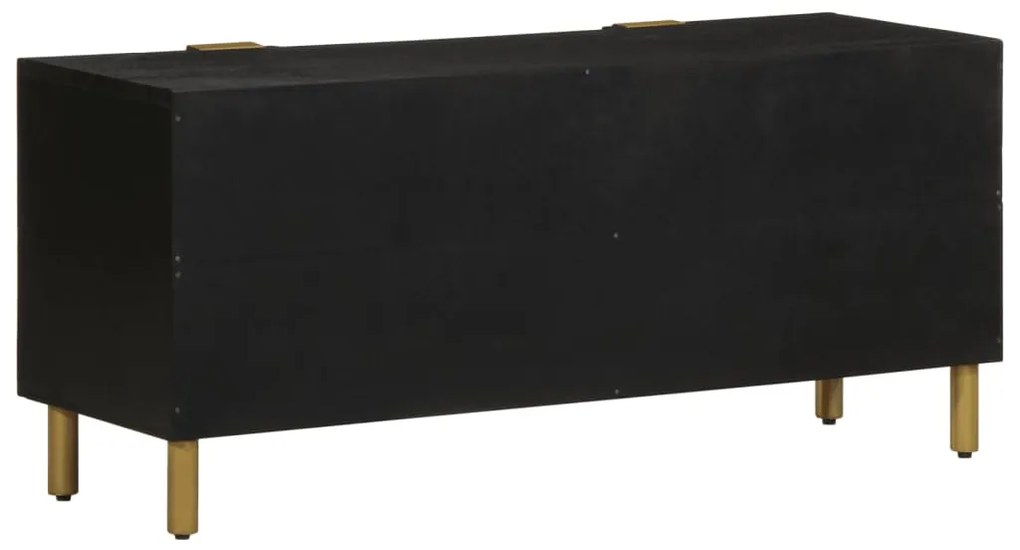 vidaXL Έπιπλο Τηλεόρασης Μαύρο 105x33x46 εκ. από Επεξεργασμένο Ξύλο
